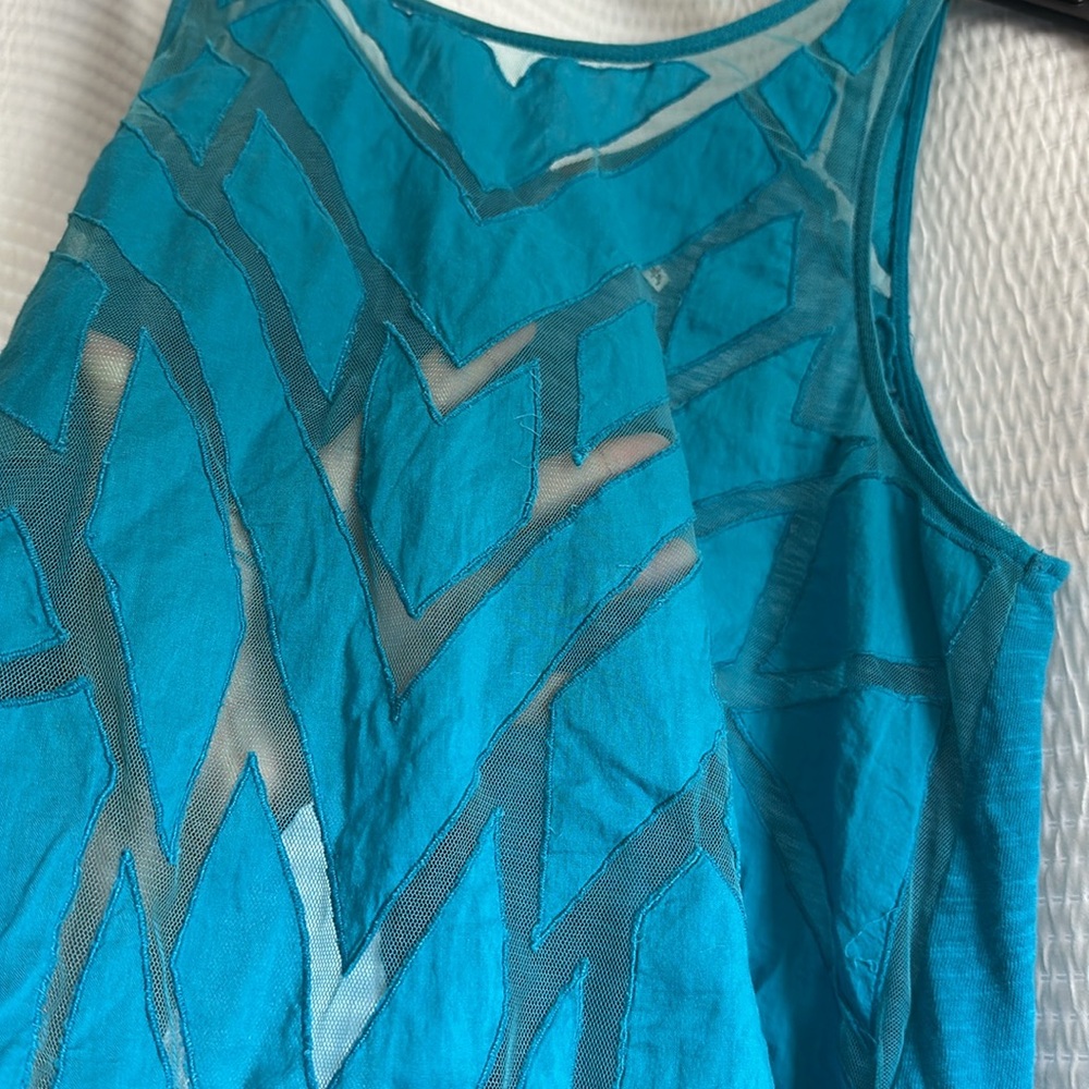 Teal Free People Top - Picture 4 of 6